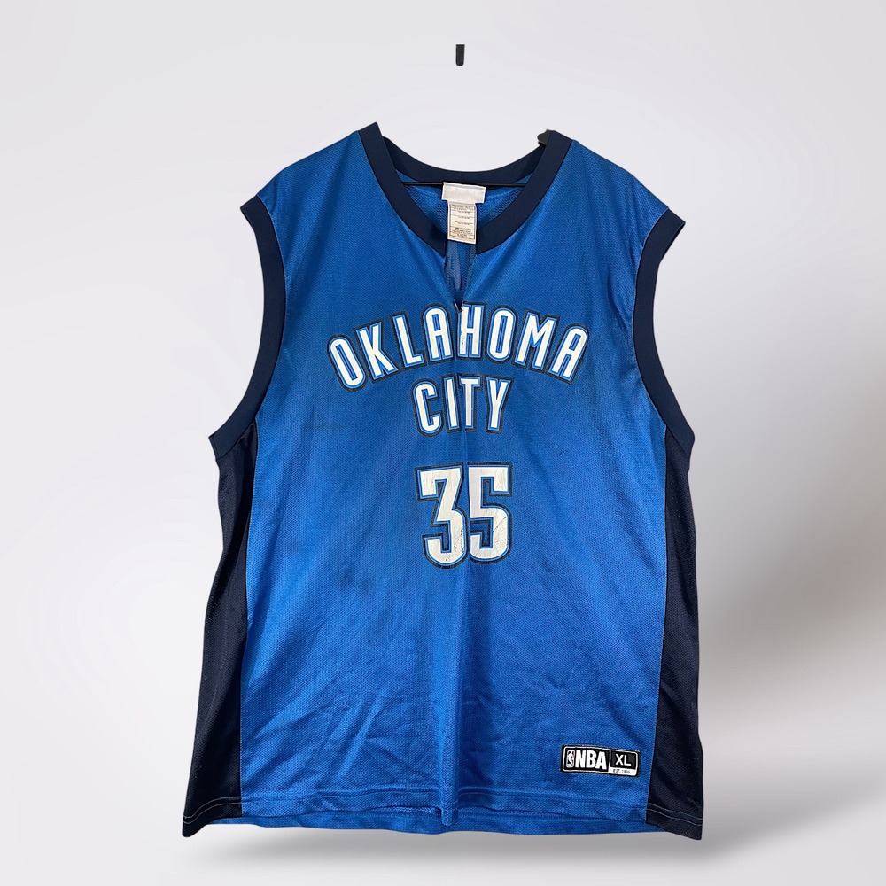 Oklahoma City Thunder #35 Durant NBA‎ Basketball Jersey Adult XL Blue